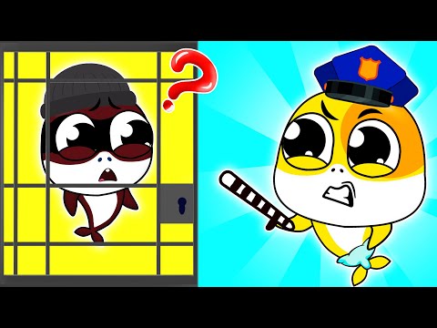 Police Officer Shark Song 👮🏻‍♂️| All Police Shark Compilation + More