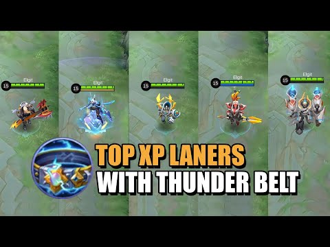 TOP 5 EXP Laners Who Dominate with Thunder Belt