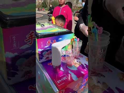Ice Cream Rolls N1| ice cream | ice cream on Street-رول آيس ك#MyYouTubeRecipe#Shorts