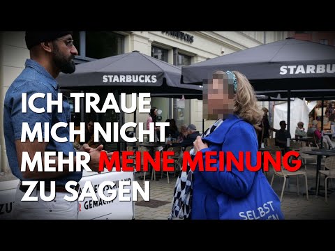 Meinungsklima in der BRD: Berlinerin findet deutliche Worte!