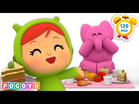 🥙 LET'S EAT! Elly's AMAZING Picnic! 🧺 Pocoyo & friends! | Pocoyo English | Cartoons