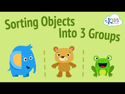 Sorting Objects into 3 Groups