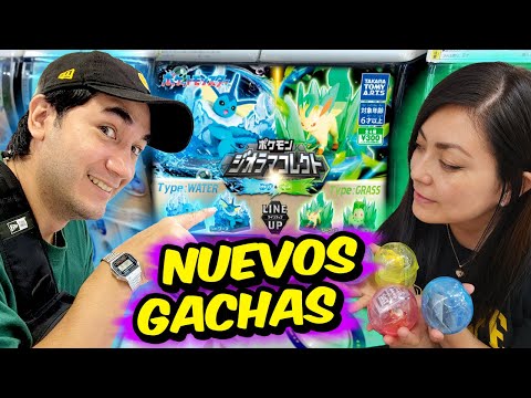 ¡Gasté más de lo que pensaba por estos Gachapones! Pokémon Agua VS Planta ÉPICOS