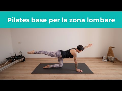 Pilates base per la zona lombare - Rinforza il core per proteggere la schiena | Pilates a casa