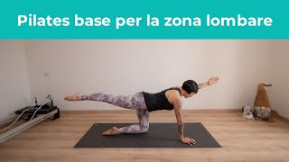 Pilates base per la zona lombare - Rinforza il core per proteggere la schiena | Pilates a casa