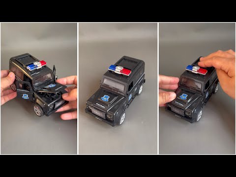 Unboxing mobil mobilan diecast polisi