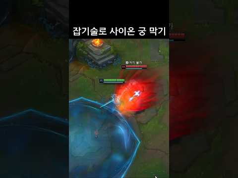 잡기술로 사이온 궁 막기