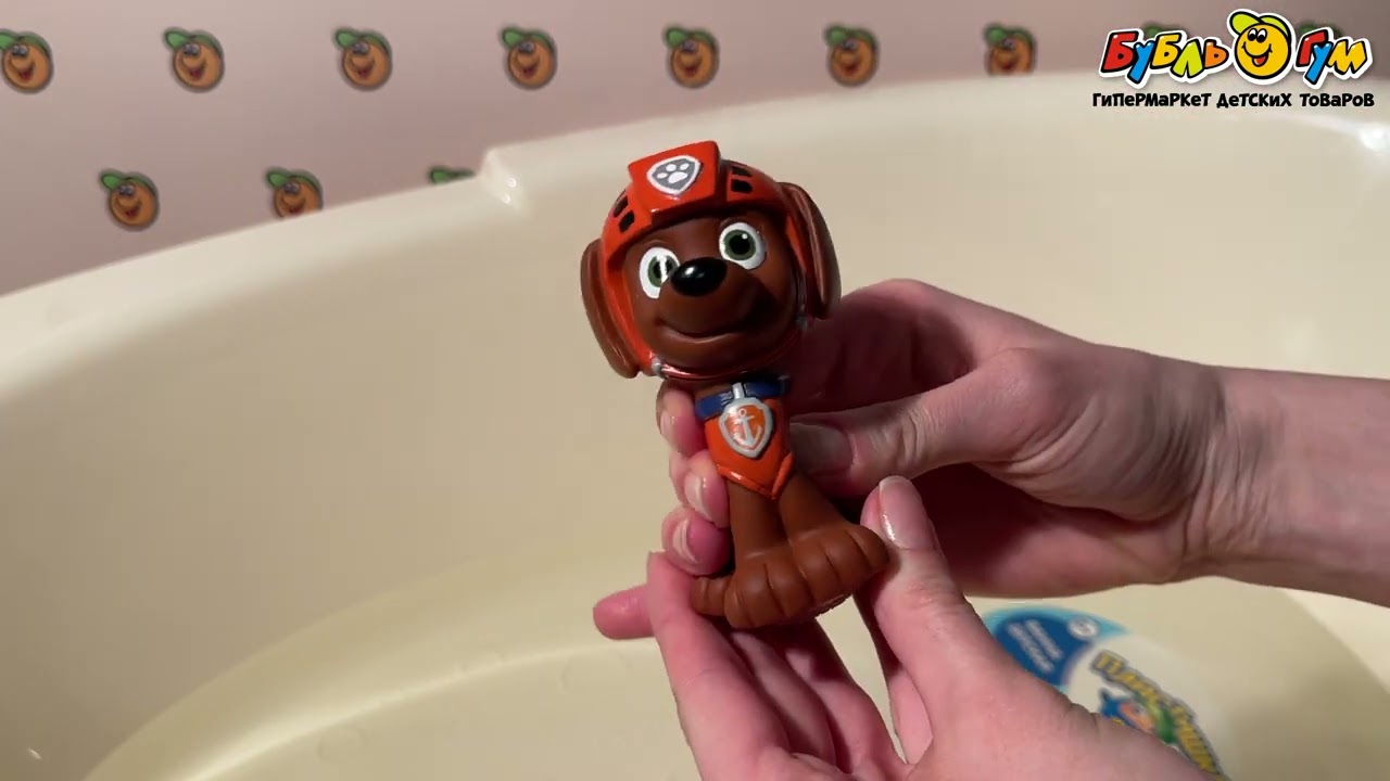 Игрушка для ванны Щенячий патруль Зума 1шт - видео
