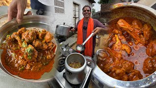 Cooker King खटिक काका चिकन मसाला रेसिपी। CHICKEN MASLA | CHICKEN RECIPE | JAIPUR FOOD TOUR | NON-VEG