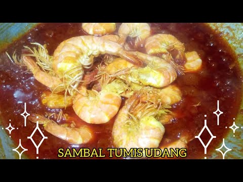 Udang Masak Sambal Tumis Cuba Buat Padu