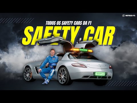 A LISTA E HISTÓRIA DE TODOS OS CARROS USADOS COMO SAFETY CAR NA FÓRMULA 1 🚓🏎️