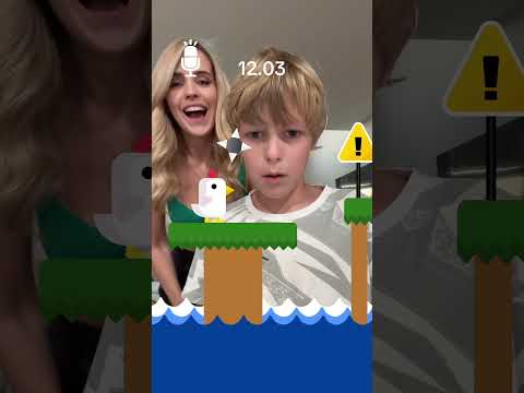 Scream Chicken Challenge #tedrush #funny #family #familychallenge