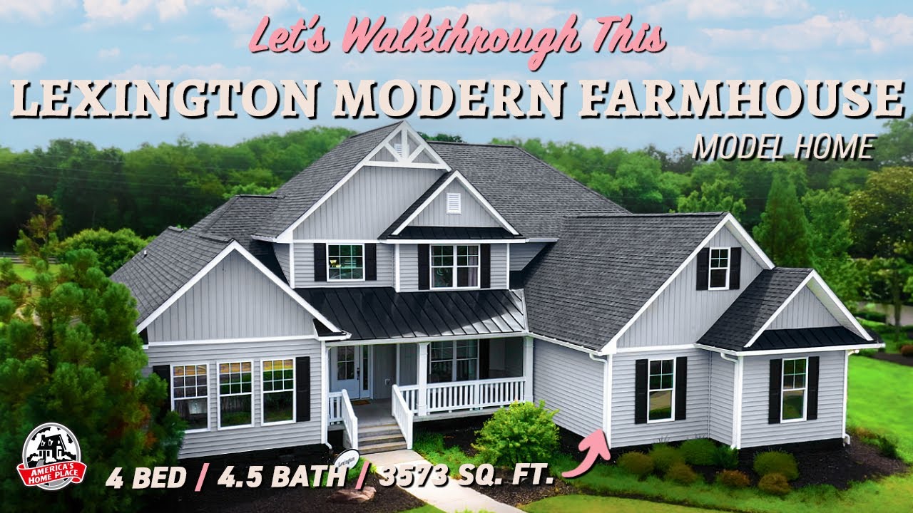 Let's Walkthrough the Lexington Modern Farmhouse Model Home in Calhoun, GA