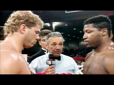 Tommy Morrison (USA) vs Ray Mercer (USA) | KNOCKOUT, BOXING fight, HD