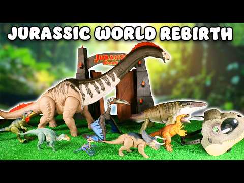 12 New Jurassic World Rebirth Dinosaur Toys Unboxed Today 2025 Mattel Dino Toys | Amazing Dinosaurs
