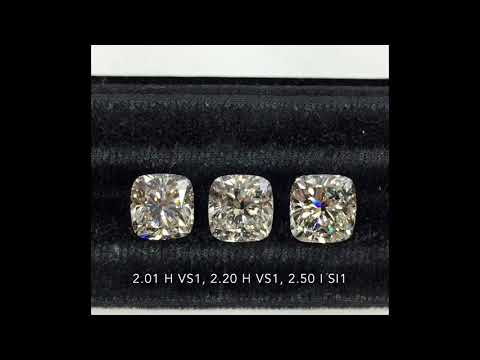 Cushions 2.01-2.50ct H-I Color VS1-SI1