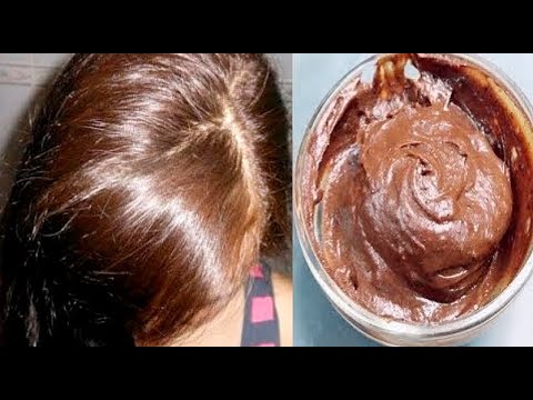 👩💜Consigue fácilmente un tinte casero marrón chocolate brillante con una cobertura perfecta 100%