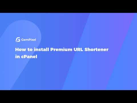 Premium URL Shortener v6 Installation in cPanel 