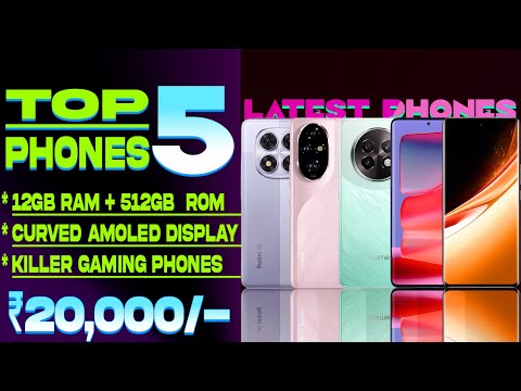 Top 5 Killer Gaming Phone Under 20000 in 2024 | 12GB+512GB| Curved Display| Best phone under 20000