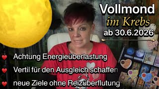 Kartenlegung | Vollmond im Krebs 30.6.2026 | Alles hat seinen Platz und seine Berechtigung