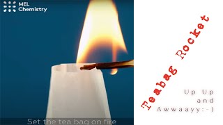 How to make a teabag fly? Fun science trick for kids