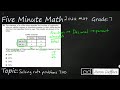 Understanding Rate Problems and Percentages
