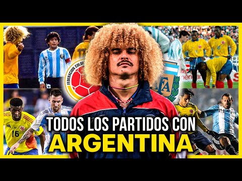 🔥TODOS LOS PARTIDOS de COLOMBIA vs ARGENTINA en ELIMINATORIAS a MUNDIALES🌎🏆| CAMILO MD