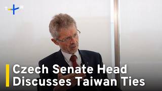 YouTube video thumbnail: Interview: Czech Senate President on the Future of Ties With Taiwan