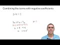 Simplifying Expressions and Coefficients