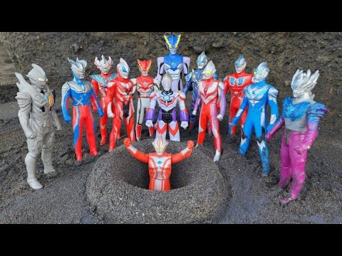 ULTRAMAN ZERO DAN ULTRAMEN MEBIUS TERJEBAK DI PASIR, ULTRAMAN GINGA DAN ULTRAMAN TIGA SEDIH