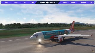 Sandakan (WBKS) to Kota Kinabalu (WBKK)