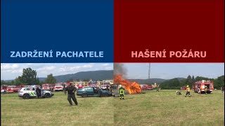Ukázka PČR a JSDH Dolní Žandov