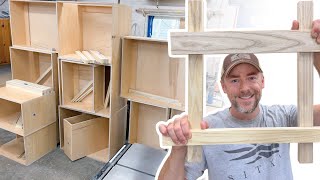 Face Frames & Cabinet Bodies For An Entire Kitchen - Part 13