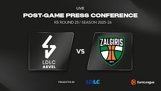Press conference LDLC ASVEL vs Zalgiris Kaunas