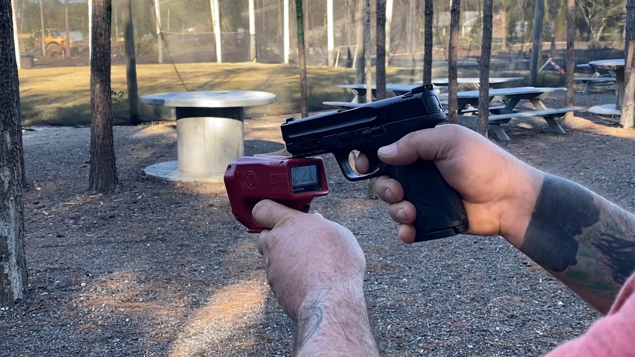 Elite Force .43 Caliber Smith and Wesson MP 2.0 unbox and demo at Black Ops Paintball