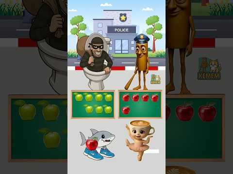 Skibidi hay Cảnh sát Tung Tung Tung được trao quả táo? #games #brainrot #tungtungtungsahur #skibidi