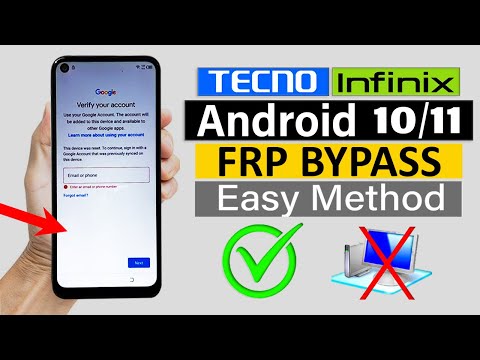 All Tecno & Infinix Phone - Remove Google Account - 2025 (Without Pc) - ANDROID 10/ 11
