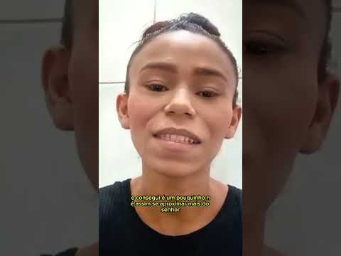 Obrigada por testemunhar para glória de Deus! 👑