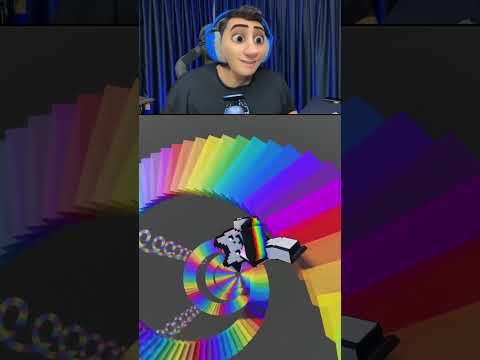 Roblox Rengarenk Merdivenin EN ÜSTÜ! 😱 #shorts