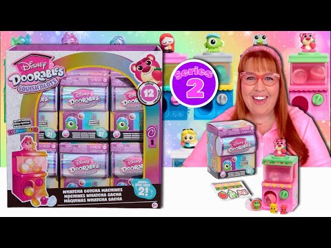 UNBOXING FULL CASE DISNEY DOORABLES SQUISH'ALOTS WHATCHA GOTCHA MACHINES SERIES 2!!