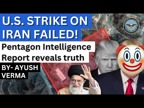 U.S. STRIKE ON IRAN FAILED | Pentagon Report Reveals U.S. Strike Didn’t Work