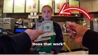 I tipped starbucks worker $500 🥺❤️