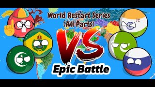 😎what if the world restarted (ALL Parts) #countryballs #history #world 🤩
