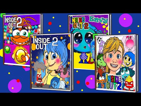 Making INSIDE OUT 2 Game Book（+ Squishy）4 Gaming BOOK