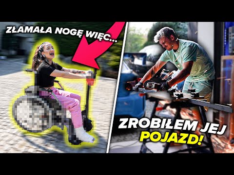 ZBUDOWAŁEM JEJ POJAZD NIESPODZIANKĘ! *35km/h*