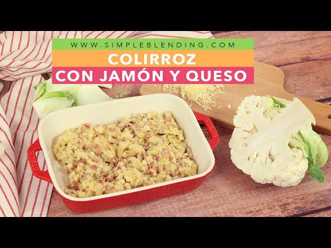 PRUEBA ESTE FALSO RISOTTO DE JAMÓN Y QUESO | Receta muy fácil de risotto de coliflor con jamón