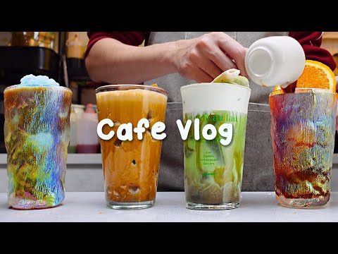 💖카페 브이로그 30분 하이라이트☕지치고 힘들 땐 음료 ASMR로 힐링해요/카페브이로그/Cafe Vlog/ASMR/Tasty Coffee