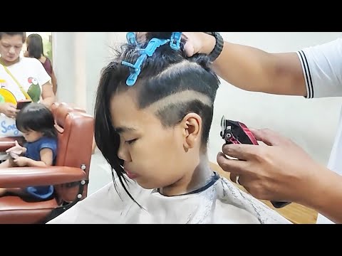 Even shorter? Radical cut for young mom