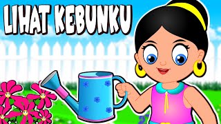 LIHAT KEBUNKU | Lagu Kanak-Kanak Melayu Malaysia | Bahasa Kids Rhymes
