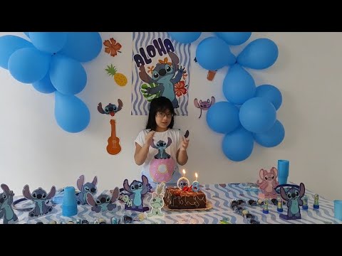 ANIVERSÁRIO DE 8 ANOS DA LUNA - COMEMORAÇÃO EM CASA